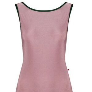 Yumiko leotard -  Purple and Green - Medium - M